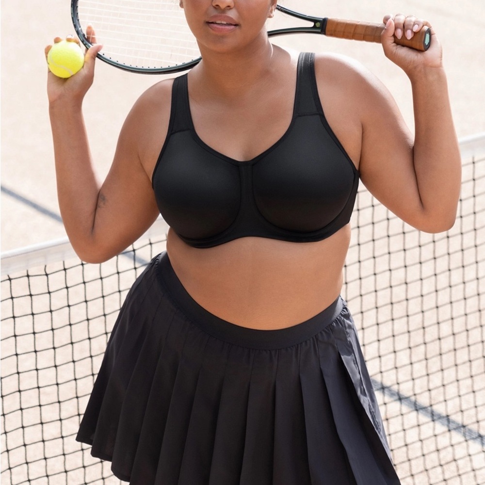 Wacoal Simone Sport Underwire Bra - Black (32DD) - Picture 2 of 6